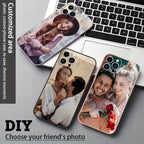 [Hot Selling] Customized Mobile Phone Case with NEW Customized DIY Pattern Suitable for iPhone15 14 13 12 11XS XR X7 8 Mini Plus Pro Max SE2020/2022. Black Silicone Anti-fall Birthday Gift Holiday. Christmas gifts, Halloween
