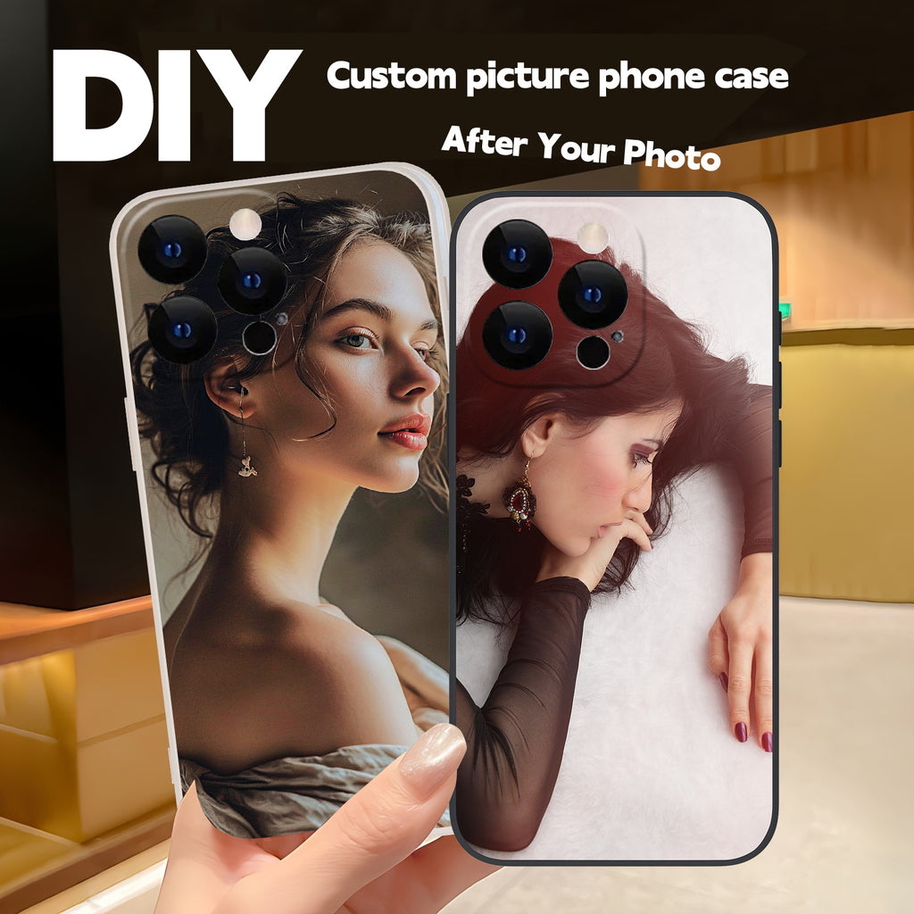 [Hot Selling] Customized Mobile Phone Case with NEW Customized DIY Pattern Suitable for iPhone15 14 13 12 11XS XR X7 8 Mini Plus Pro Max SE2020/2022. Black Silicone Anti-fall Birthday Gift Holiday. Christmas gifts, Halloween