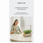 Hydroponics Growing System, Indoor Herb Garden Starter Kit with Led Grow Light, Smart Garden Planter for Home Kitchen, Automatic