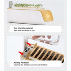 Hydroponics Growing System, Indoor Herb Garden Starter Kit with Led Grow Light, Smart Garden Planter for Home Kitchen, Automatic