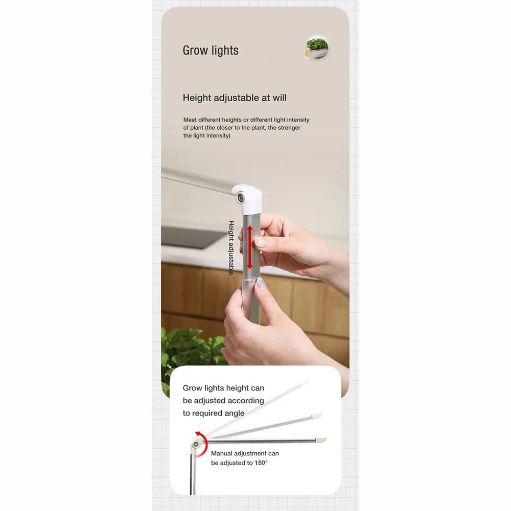 Hydroponics Growing System, Indoor Herb Garden Starter Kit with Led Grow Light, Smart Garden Planter for Home Kitchen, Automatic