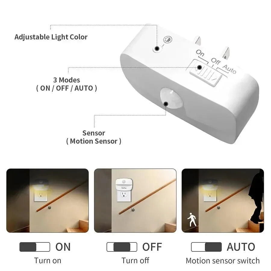 LED Night Light With Motion Sensor