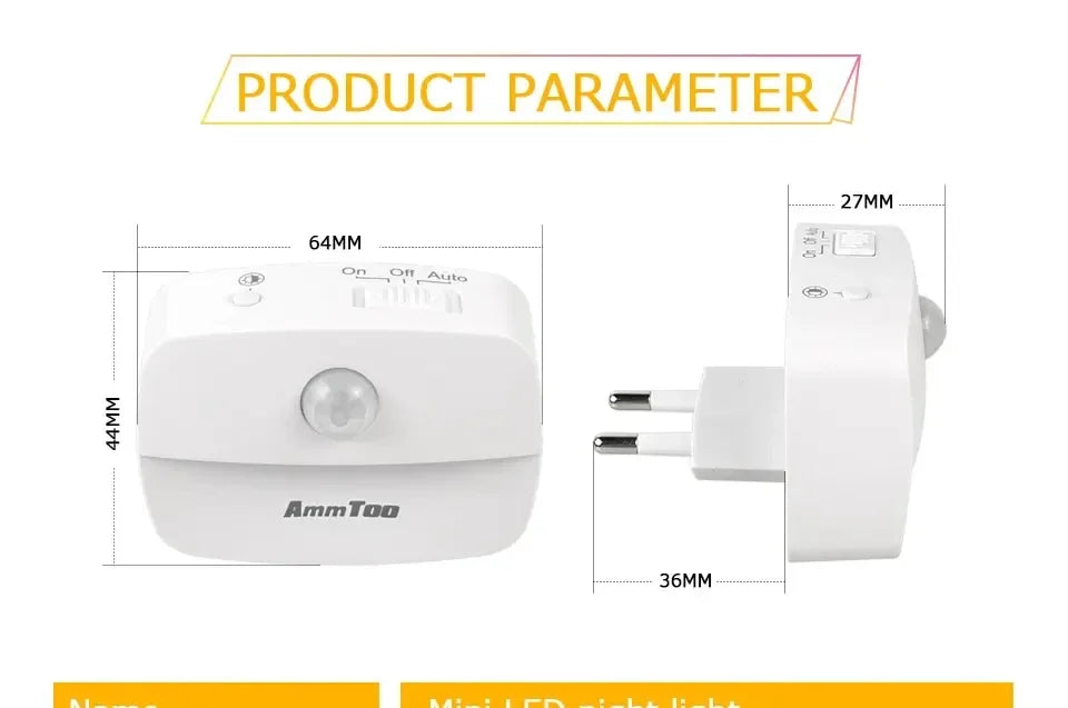 LED Night Light With Motion Sensor