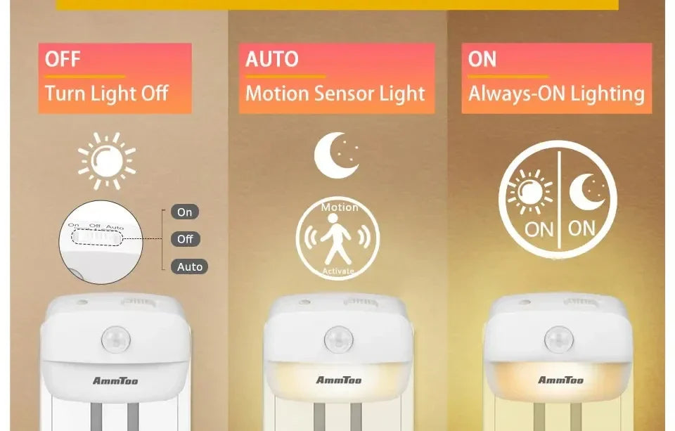 LED Night Light With Motion Sensor