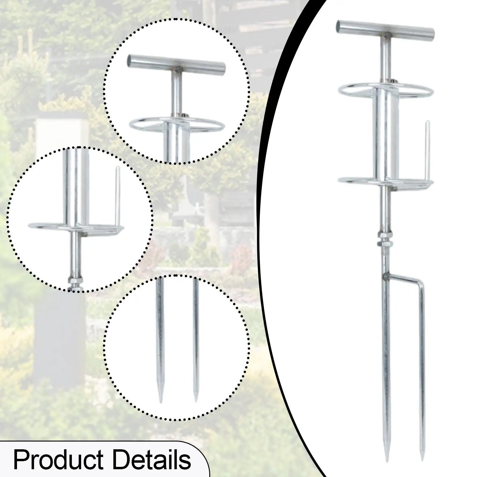 Garden Hose Guide Stake Sturdy Heavy Duty Easy to Install Prevent Kinking Bending for Outdoor Lawn Yard Flower Bed Courtyard