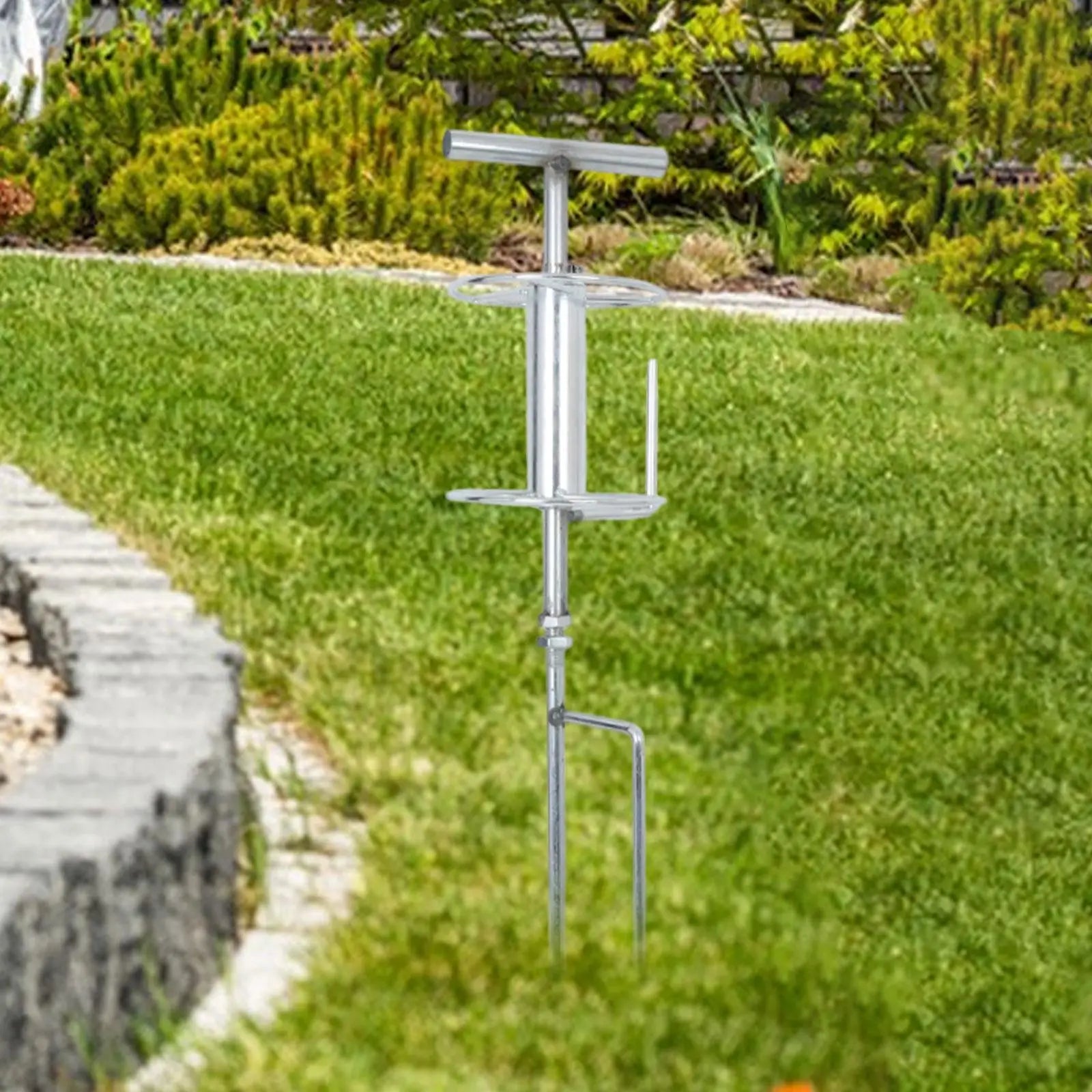 Garden Hose Guide Stake Sturdy Heavy Duty Easy to Install Prevent Kinking Bending for Outdoor Lawn Yard Flower Bed Courtyard