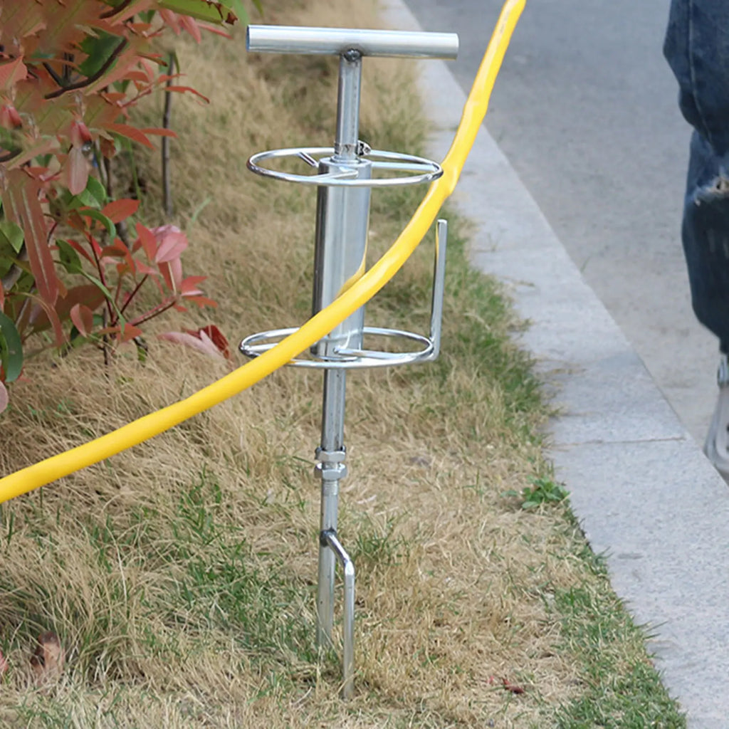 Garden Hose Guide Stake Sturdy Heavy Duty Easy to Install Prevent Kinking Bending for Outdoor Lawn Yard Flower Bed Courtyard