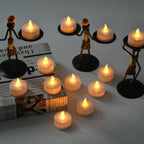 Warm Yellow Flameless LED Tea Light Candles