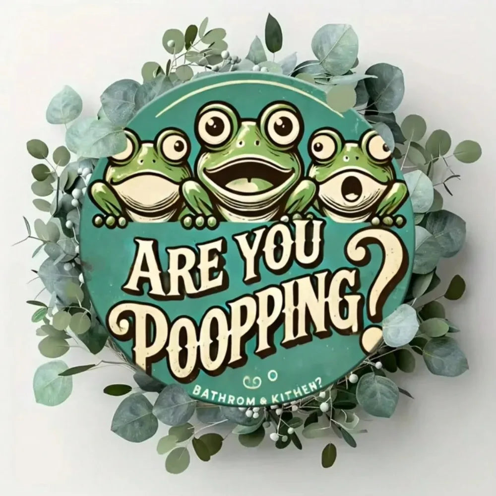 Vintage Round Metal Sign Home decor